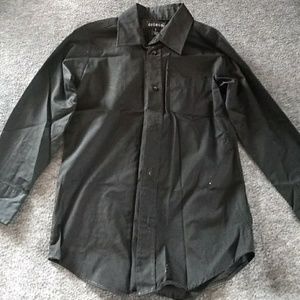 Boys Black Dress Shirt
